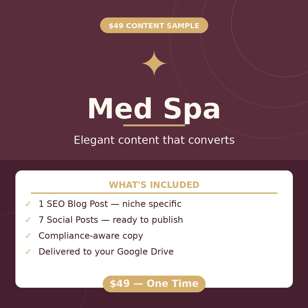 MedSpa Content Starter — Done-For-You Sample Blog & Social Posts